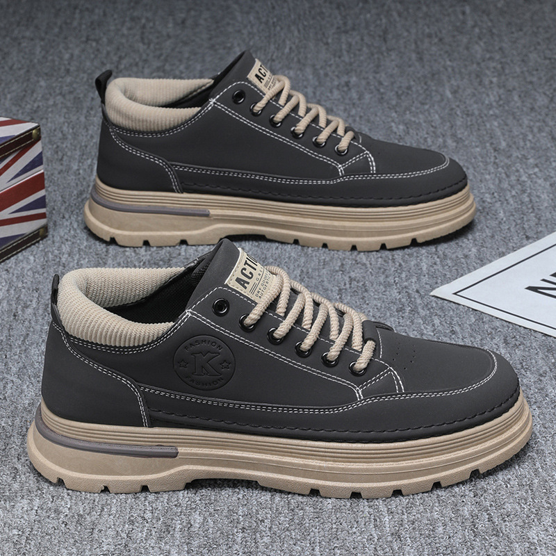 BOTAS Martin zapatos para hombres nueva ropa de trabajo transpirable zapatos para hombres tendencia 100 zapatos deportivos casuales de suela gruesa para hombres image 1