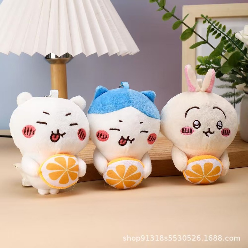 日本のちいかわ（ちいかわ）自虐系熊栗子ウサギちゃんぬいぐるみおもちゃ、ぬいぐるみペンダントギフト、漫画|undefined