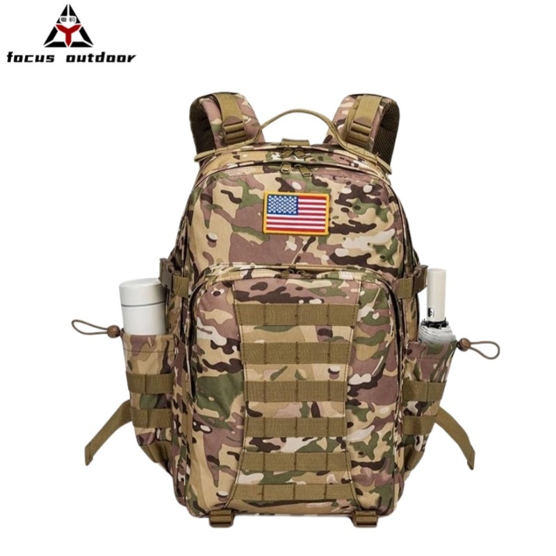 Nuevo producto Mochila de camuflaje de deportes al aire libre personalizada Mochila táctica de senderismo Mochila de escalada resistente al desgaste impermeable