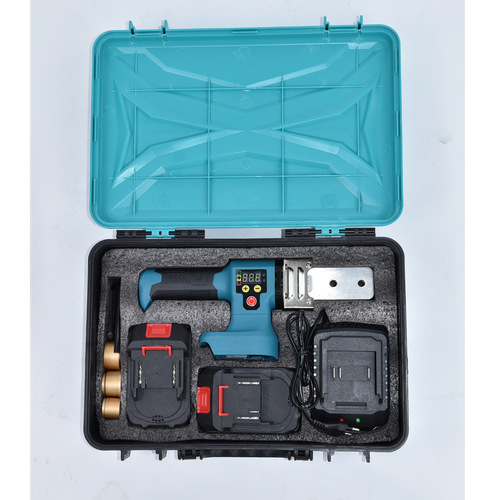 Manufacturer of lithium electric hot melter wireless rechargeable water pipe digital display temperature adjustment welding pipe welding machine for plumbers and electricians