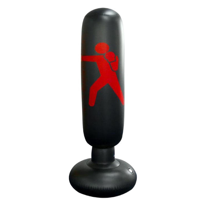 Columna Inflable de PVC para Boxeo y Fitness de 1.6m, Tumbler, con Ventilación, para Hogar, Juguete de Lucha.