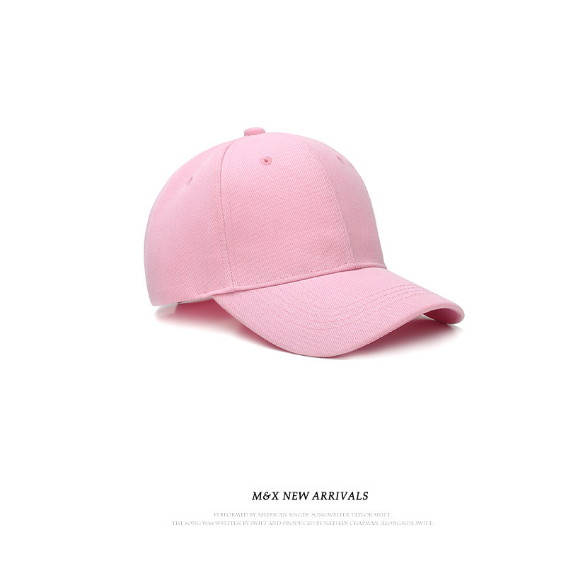 Gorra de Béisbol de Color Sólido con Logotipo Bordado, Gorra Lisa de Algodón Puro de Alta Calidad para Mujer, Gorra de Primavera y Otoño con Visera