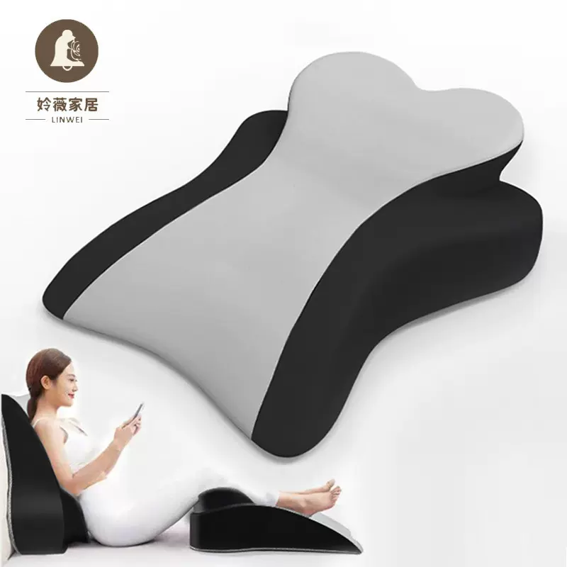 跨境床上趴睡枕 玩手机记忆棉靠背枕多功能俯卧趴枕趴着睡觉看书