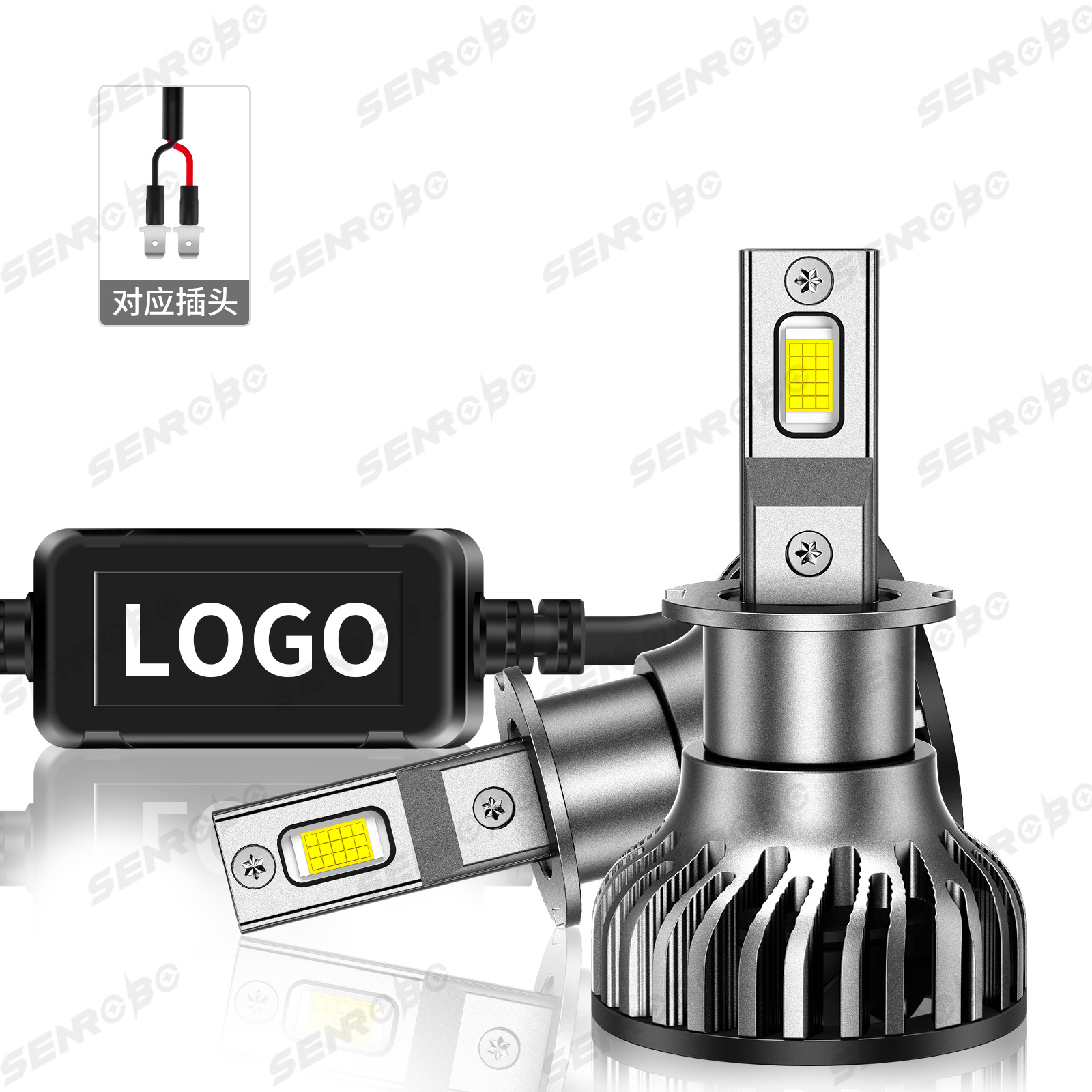 Transfronterizos de automóviles led faro no destructivo modificación H4 cerca y lejos universal H7H11 bombillas de automóviles super brillantes al por mayor image 9