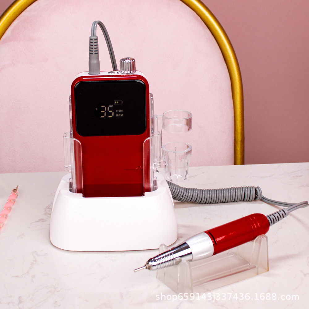 Fábrica directa multifuncional de alta calidad de manicuras profesional máquina de descarga de uñas recargable pulido de uñas venta caliente transfronteriza