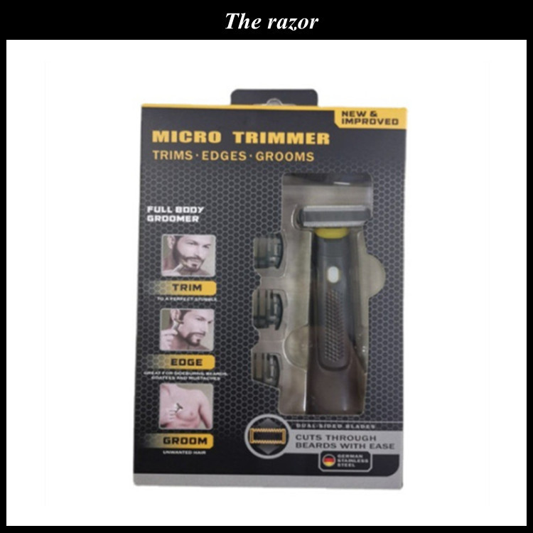 Amazon new foreign trade Men's electric full-body hair shaving razor multifunctional charging razor factory