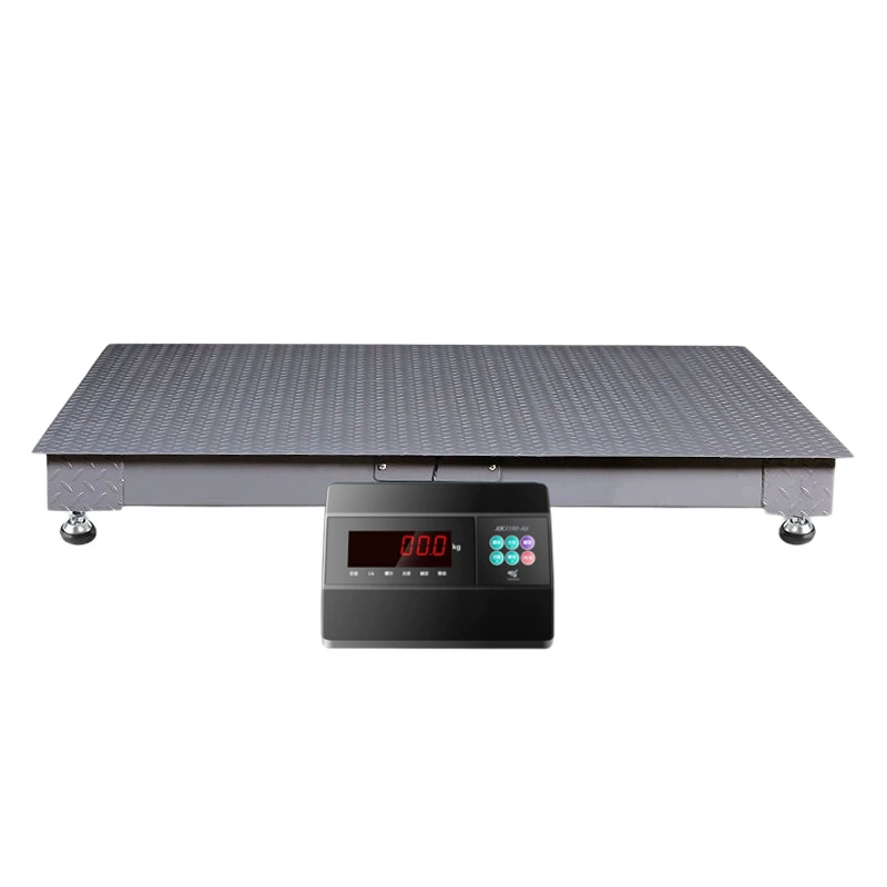 Напольные весы Shanghai Yaohua для взвешивания свиней, крупного рогатого скота и овец, напольные весы с утолщенным забором, устойчивые к тряске и контролю, 0–3 тонны для домашней логистики.