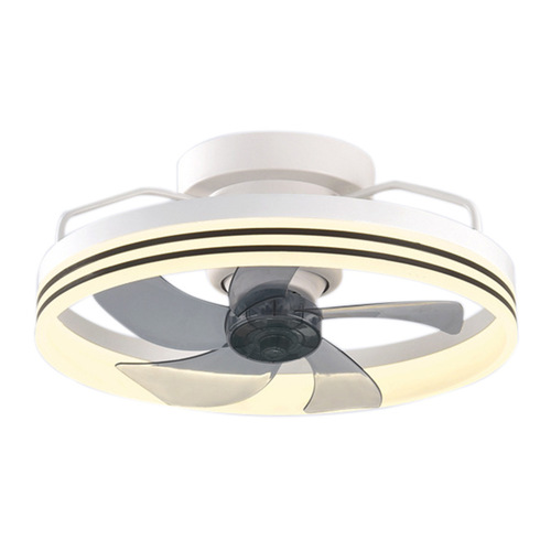 Swing fan lamp  new model variable frequency cross-border exclusive Nordic retro ceiling fan lamp integrated 220V 110V