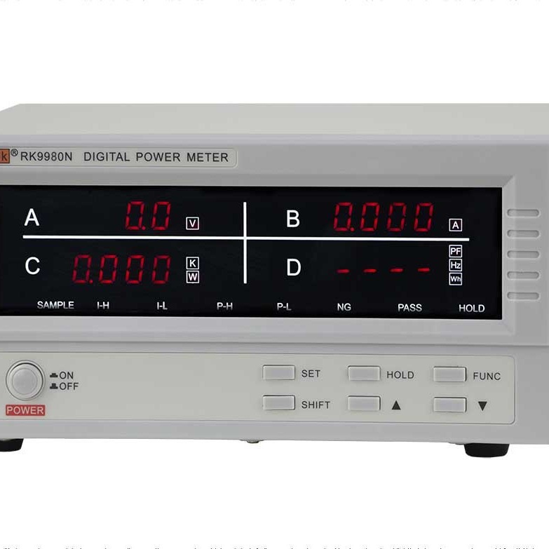 美瑞克 RK9980N 数字功率计 智能电量测试仪