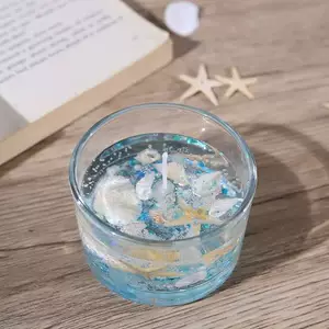 海洋秘境香薰蜡烛小众高级氛围感送闺蜜女生礼物家居摆件果冻蜡