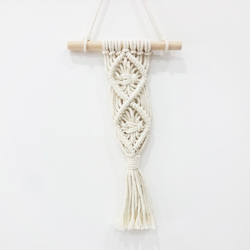 居家装饰挂毯小挂件墙面布置吊挂装饰编织棉线小挂件镂空多层挂毯