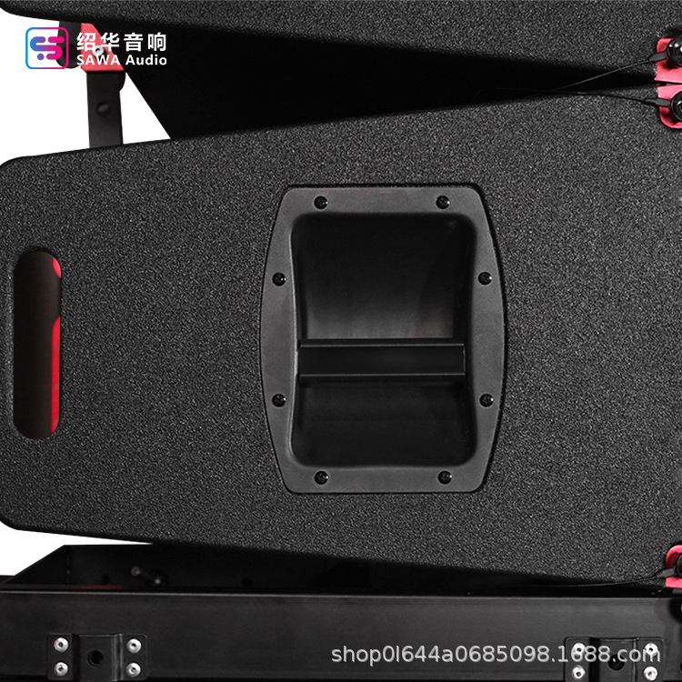 Los altavoces line array individuales de doce pulgadas son esenciales para altavoces line array de audio profesionales para escenarios de exteriores a gran escala.