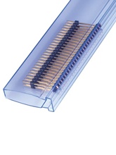 制定电子零件包装管ic芯片包装ic料管pvc防静电材质方形包装管