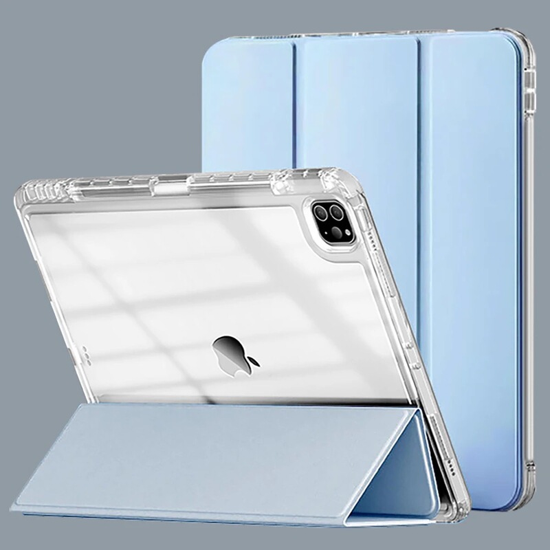 适用华为平板保护壳三折matepad11.5s带笔槽se11寸高透Air12壳Pro|undefined