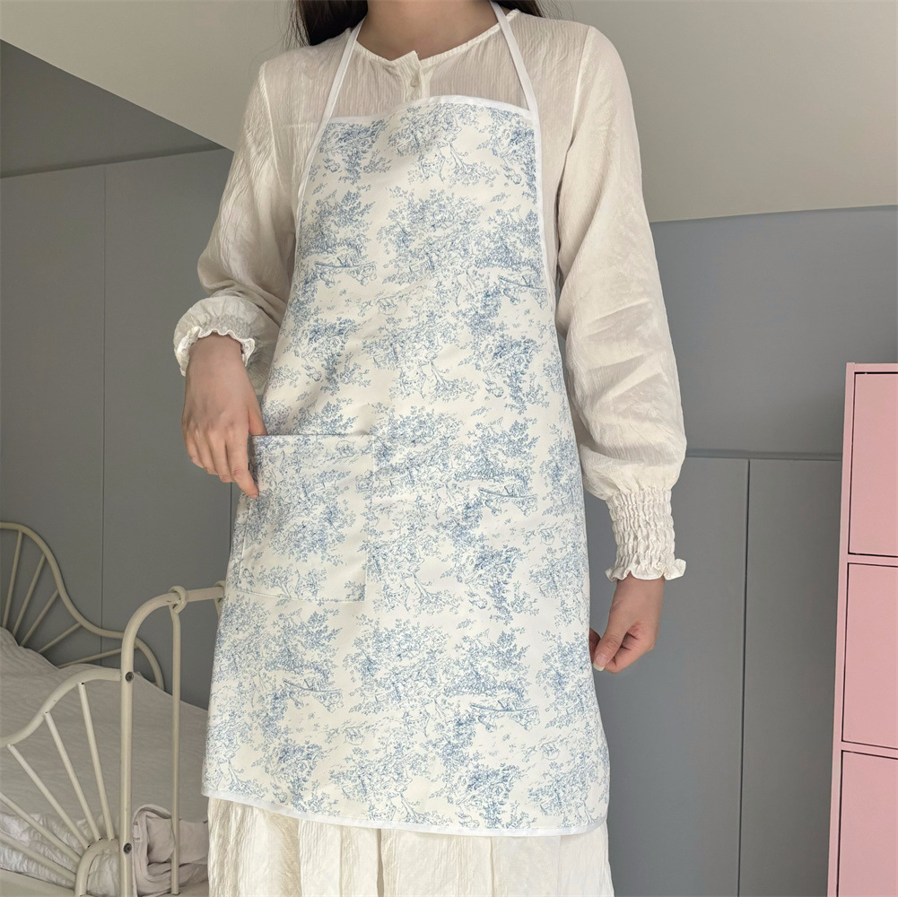 잉크 방수 및 내유성 블루 에지 한국 수출 앞치마 쿠팡 국경 간 네이버 대외 무역 카페