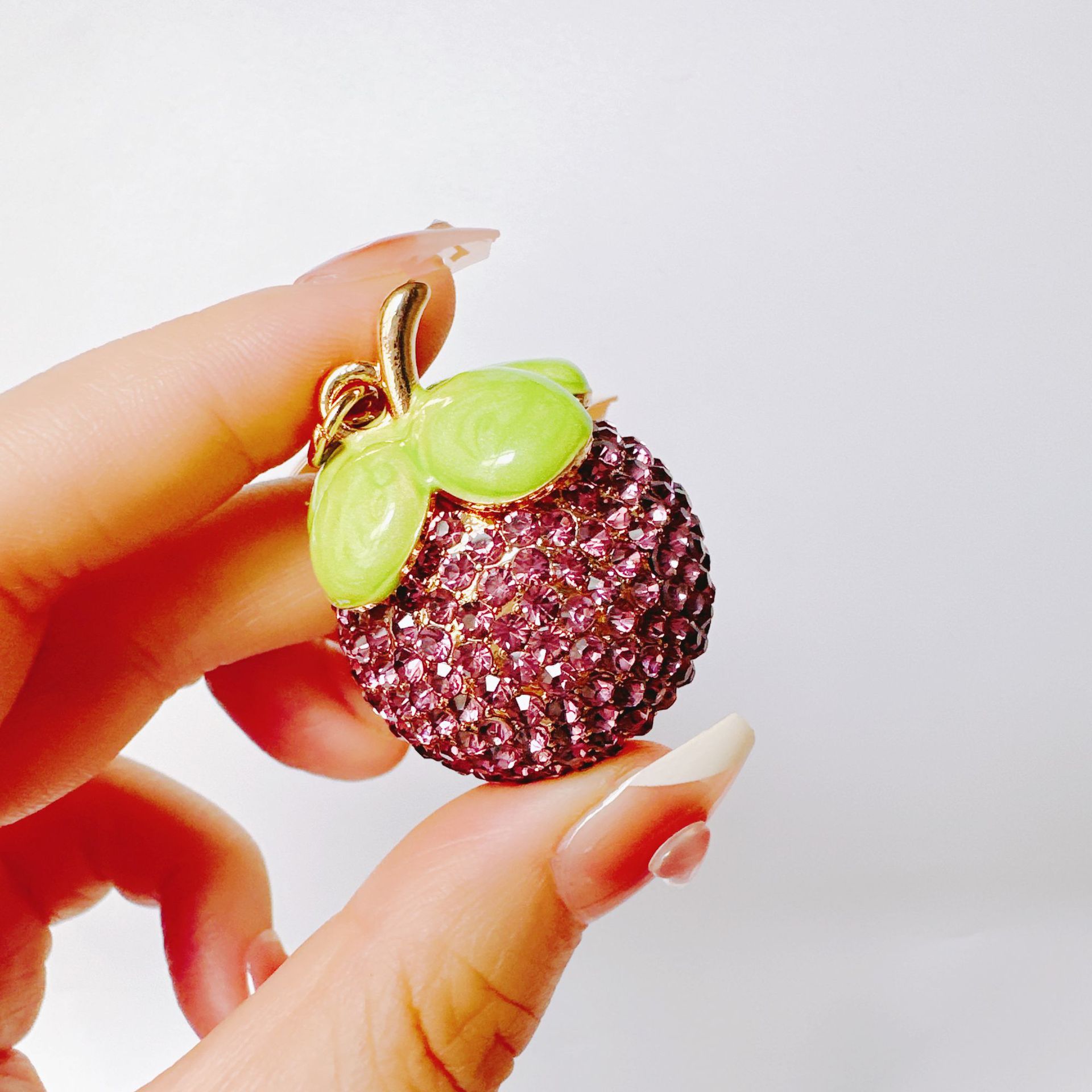 Keychain Classification Cute Strawberry Alloy Women's Keychain