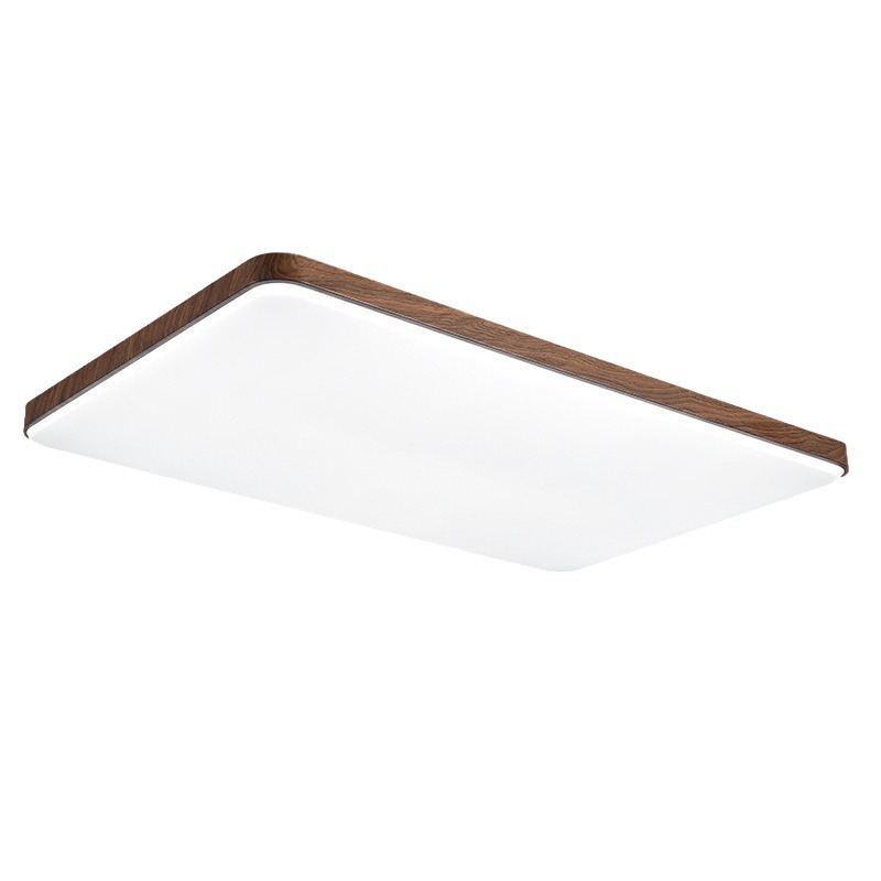 Luz principal de la sala de estar de espectro completo de nuez nuevo estilo chino simple y medieval lámpara de dormitorio lámpara de techo paquete de lámparas Zhongshan