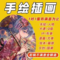 Дизайнерский набор мультфильмов, постер, книга с картинками, ручная роспись