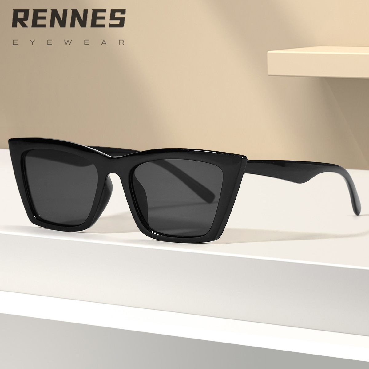 Nuevo europeo y americano gafas de sol moda las mujeres ojo de gato ins estilo moda UV400 sol protección retro sol