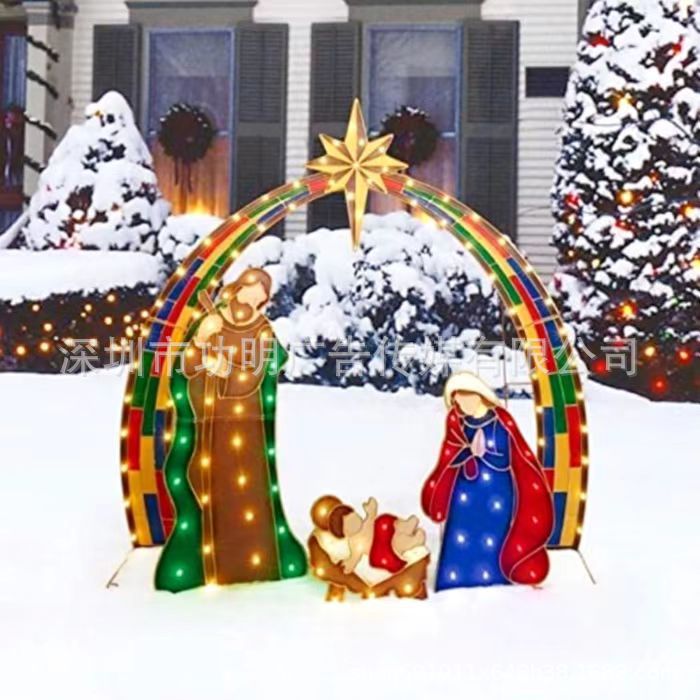 圣诞耶稣诞生马槽摆件