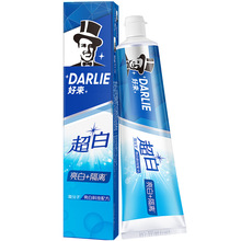 好来原黑人超白牙膏190g超白竹炭超白小苏打超白矿物盐牙膏正品批