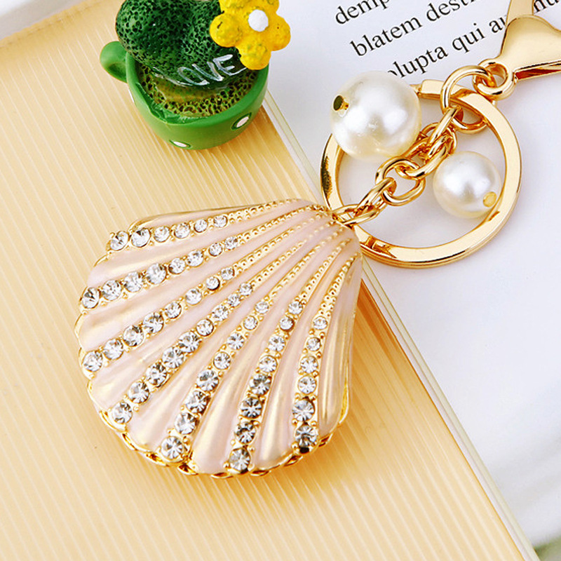 55g Weight Lobster Trigger Clasp Closure Clasp Closure Type Rhinestones Inlay Material Keychain Classification 1 Piece Quantity Daily Occasion Zinc alloy Material Shell Pattern Unisex Gender Plating, Diamond Design Elegant, Cute, Simple Style Style 1 Piece Elegant Cute Simple Style Shell Zinc Alloy Plating Diamond Rhinestones Unisex Lobster Trigger Clasp Closure Keychain 4