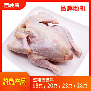 西装鸡20只童子鸡商用炸鸡脆皮去头烤鸡全鸡冷冻西装鸡23只白条鸡-阿里巴巴