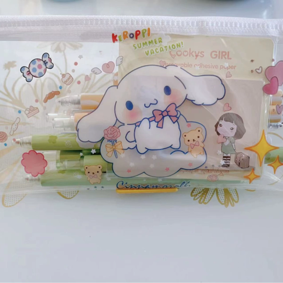 Sanrio, высококачественный пенал, милый органайзер для младших школьников