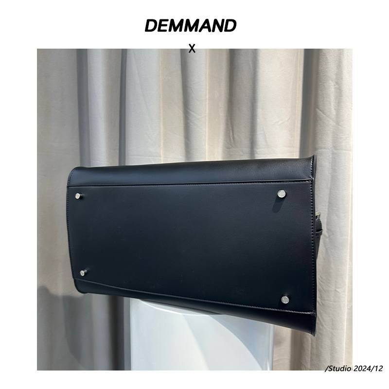 Women's Tote Bag 2024 New Trendy High-End Black Large Capacity Handbag Briefcase For Spring Summer Commuting - Thumbnail 3