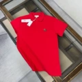 E Fish polo shirt red