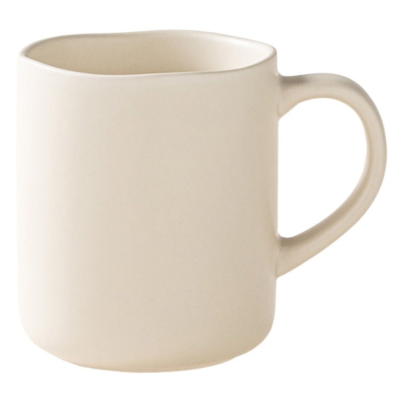 Taza simple de gran capacidad Taza de café de cerámica de alto valor Taza de té Desayuno en casa Taza de leche Taza de oficina