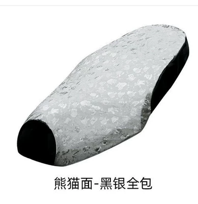 for Electric Scooters, Electric car cushion - upgraded-and-thickened-black-and-silver-edges-all-inclusive-waterproof-and-sunscreen-m