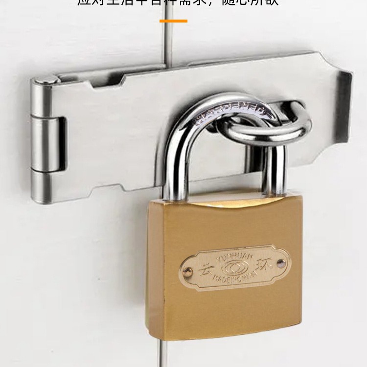 仿铜压字防盗单开挂锁宿舍储物柜 安全特殊槽型钥匙 工厂直销