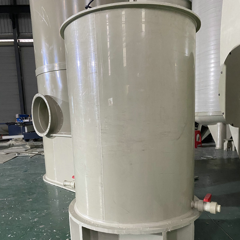 惠州厂家供应酸雾喷淋塔 废气处理设备pp喷淋塔 酸雾净化塔