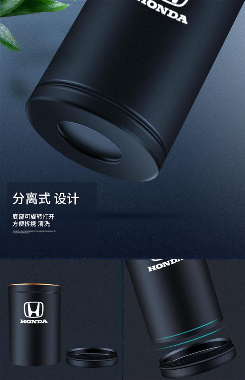 For Honda Civic CRV Accord Vezel Fit Aluminum Alloy Ashtray Car