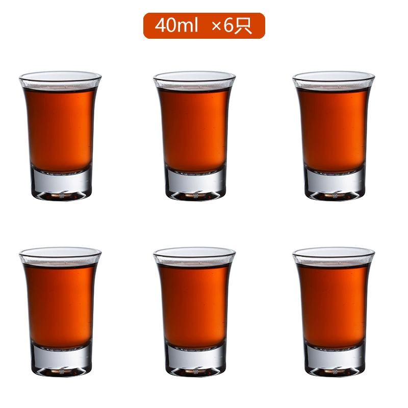 Glass shot glass, cocktail wineglass
