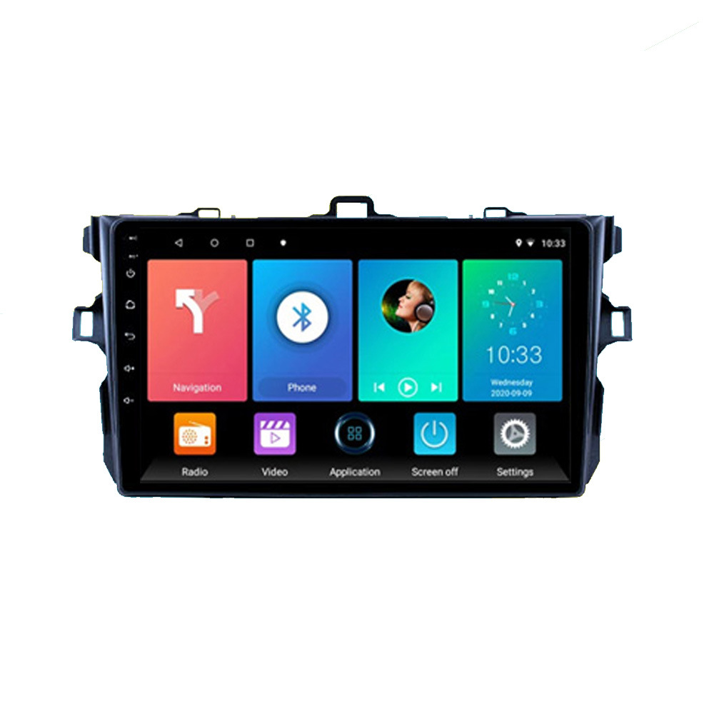 Suitable for Toyota Corolla 06-13 Gps Android Navigation System with Bluetooth and Reversing Camera Intelligent Car Machine