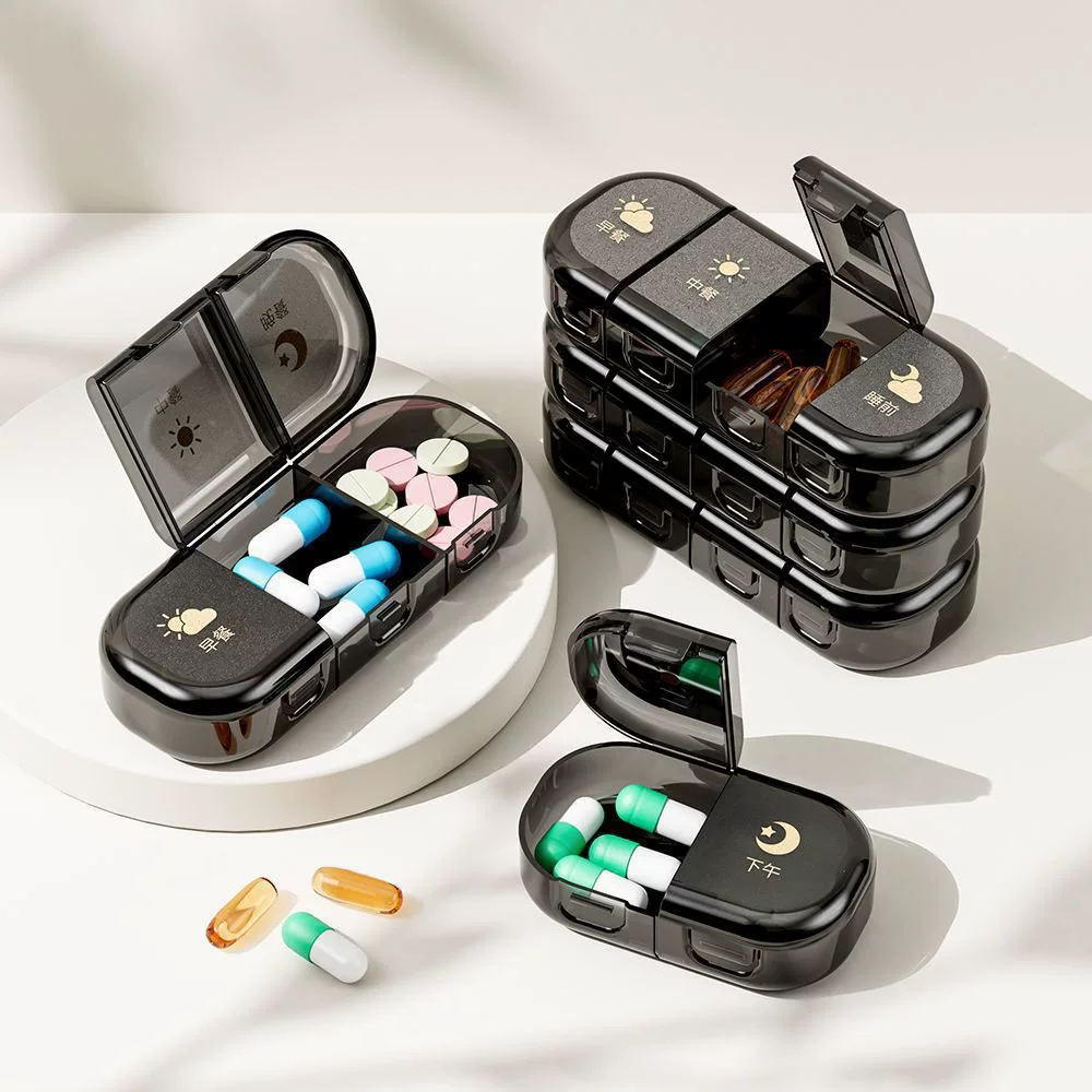 Портативная маленькая герметичная аптечка для трех ежедневных приемов пищи, семь дней в неделю, производитель коробок для хранения лекарств Fengzhihe