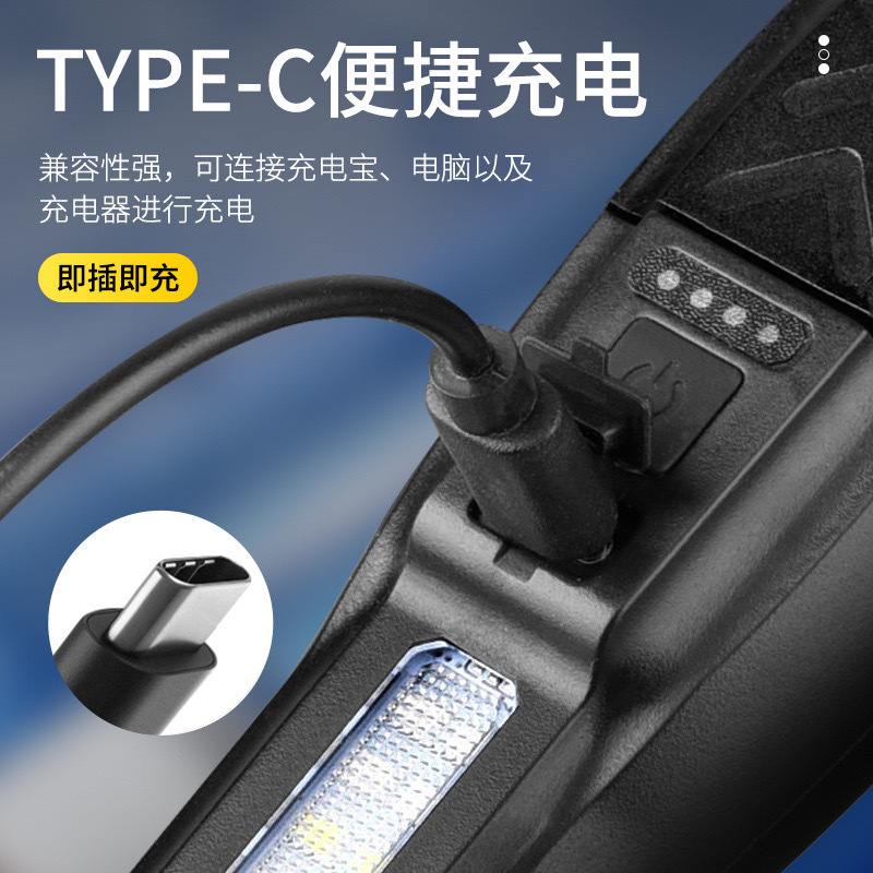 新しいクロスボーダー LED 懐中電灯、長持ち、強力な光、充電式、屋外、家庭用、ズーム長距離懐中電灯|undefined