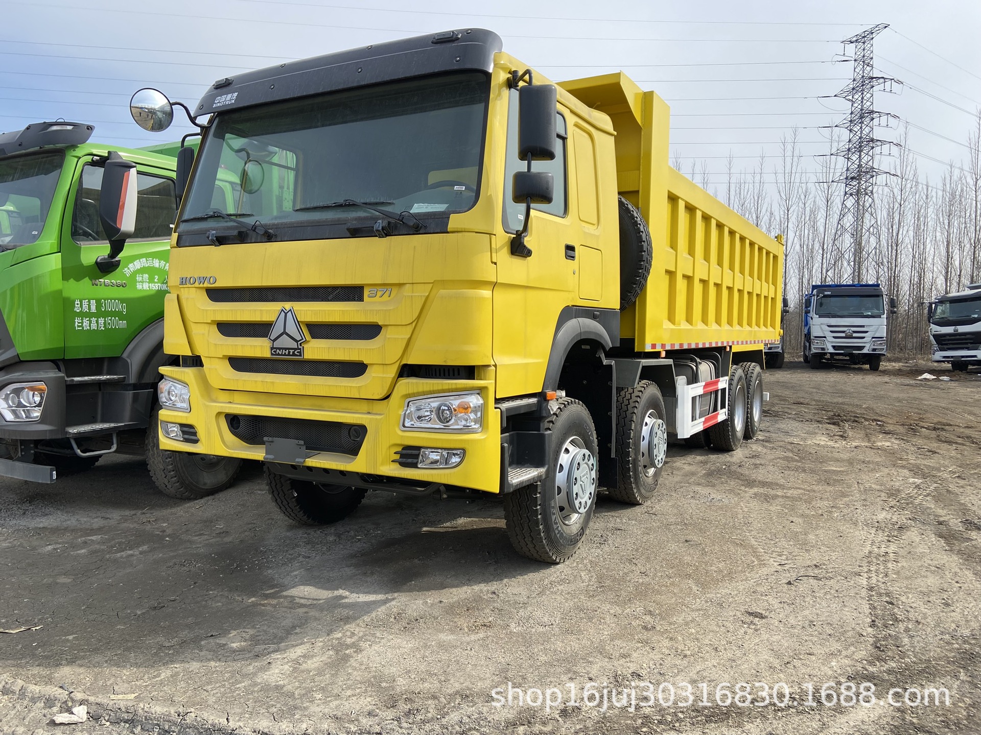 出口豪沃重汽渣土车马达加斯加价格