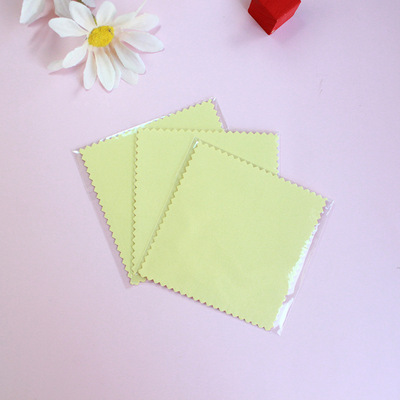 300 Free shipping 8*8cm Superfine fibre Polishing cloth Suede Silver cleaning cloth Independent opp