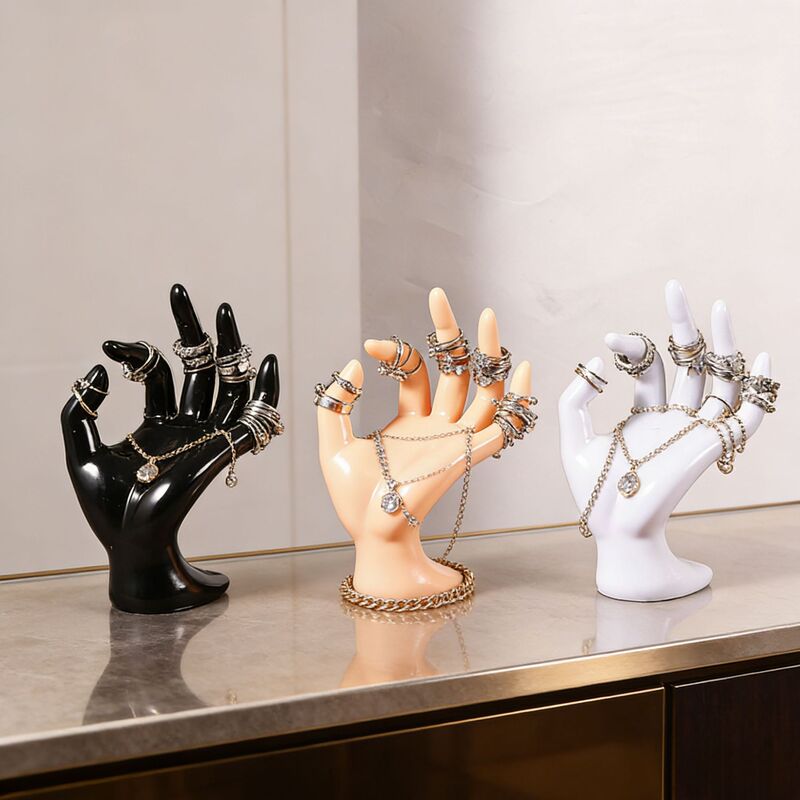 Ring Display Stand Plastic Ok Hand Model Glove Nail Art Prop Bracelet Stand Bangle Display Stand Jewelry Accessory Hand Model