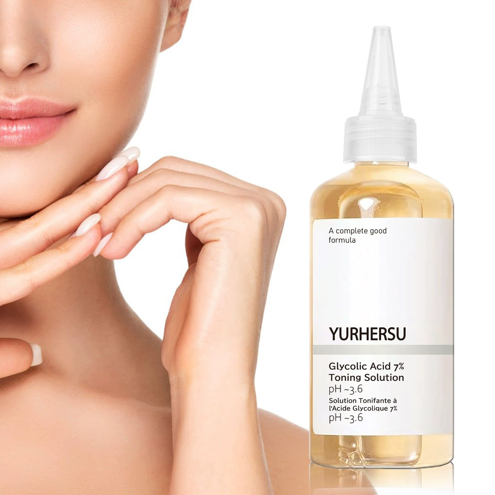 YURHERSU Гликолевая кислота 7% Тонер увлажняющий увлажняющий увлажняющий увлажняющий крем