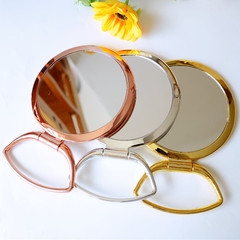 Makeup Mirror with 3x Magnification, Desktop Dual-Sided Folding Mirror, Portable Student Dormitory Makeup Mirror