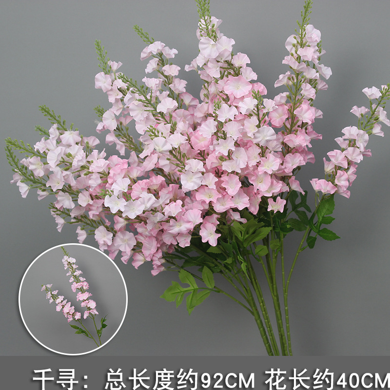 10 flores rosadas bodas flores de seda decoración floral flores falsas hortenida Wenxin Road Artes florales otros