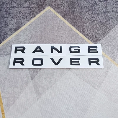 Land Rover car emblem, RANGE ROVER front hood logo, Aurora, Range Rover Sport, English letter stickers, car modification