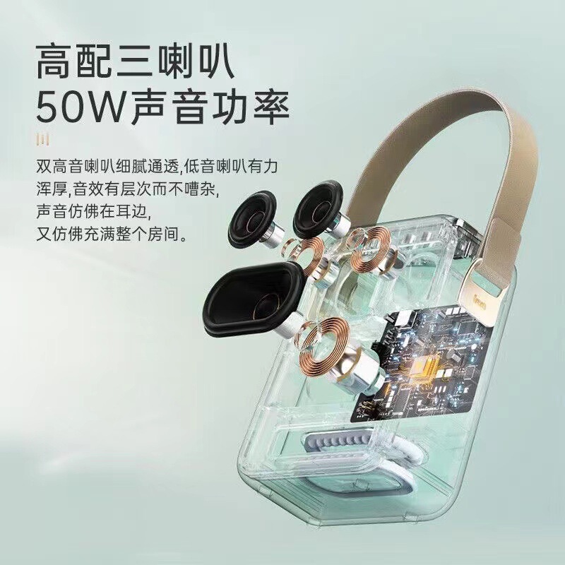Divoom点音东方青鸾二代新款K歌音响蓝牙音箱唱歌话筒音响一体麦|undefined