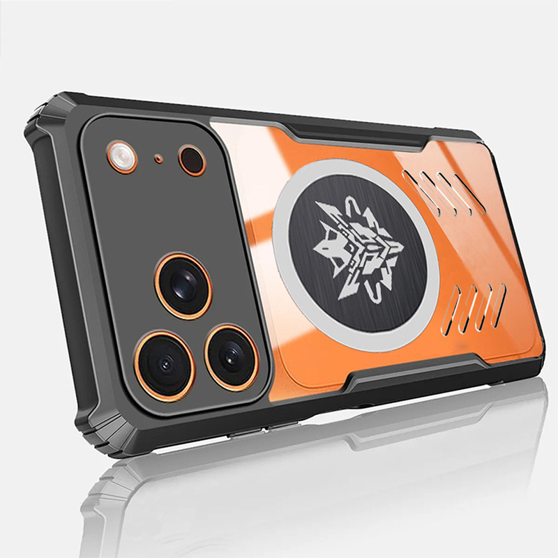 Cooling Shell Suitable for iPhone 17 16 15 Pro Max Plus Mobile Phone Case Acrylic High Transparency Protective Cover Cooling Shell Suitable for iPhone 17 16 15 Pro Max Plus Mobile Phone Case Acrylic High Transparency Protective Cover