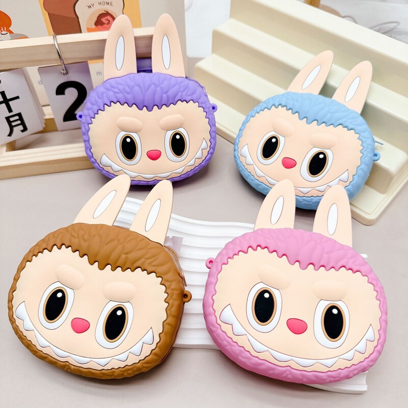 温州メーカーの新しいラブブ小銭入れ大型漫画かわいい4色完全なラブブクロスボディショルダーバッグ|undefined