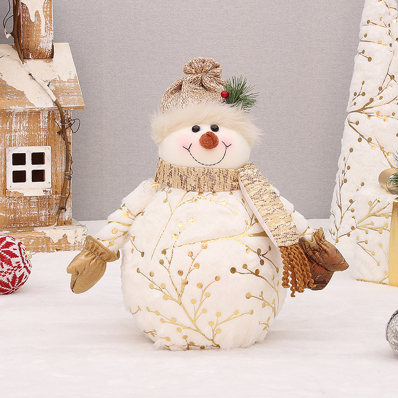 Christmas Snowman Cloth Party Ornaments display picture 4